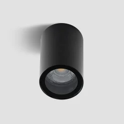 Arcchio downlight Olivir, sort, metal, Ø 6cm, GU10, IP44