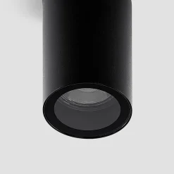 Arcchio downlight Olivir, sort, metal, Ø 6cm, GU10, IP44