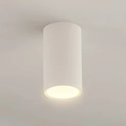 Arcchio downlight Olivir, hvid, metal, Ø 6cm, GU10, IP44