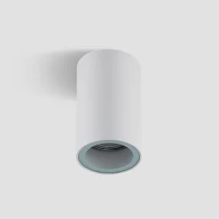 Arcchio downlight Olivir, hvid, metal, Ø 6cm, GU10, IP44