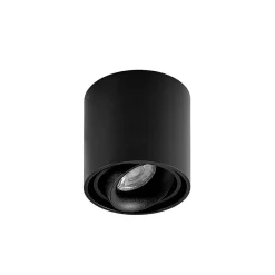 Arcchio downlight Walza, sort, metal, Ø 9,3 cm, GU10