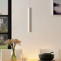 Ejona pendellampe, højde 35 cm, hvid, aluminium^Arcchio Discount