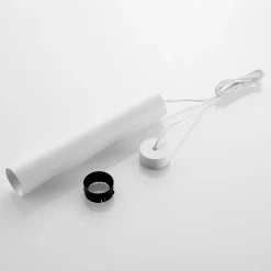 Ejona pendellampe, højde 35 cm, hvid, aluminium^Arcchio Discount