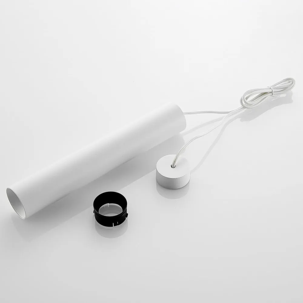 Ejona pendellampe, højde 35 cm, hvid, aluminium^Arcchio Discount