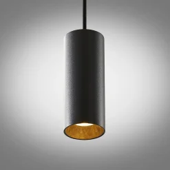 Ejona pendellampe, højde 15 cm, sort, metal^Arcchio Best