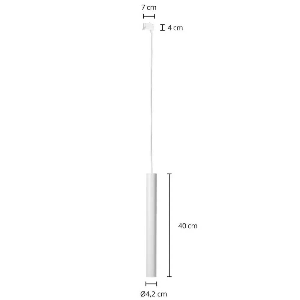 Ejona skinnependel hvid E27 4/40cm^Arcchio New