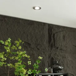 Elmon LED-indbygningslampe, IP65, krom^Arcchio