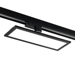 Arcchio Hairis LED-panel, 30 cm, sort, 3000 K