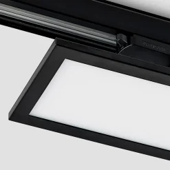 Arcchio Hairis LED-panel, 30 cm, sort, 3000 K