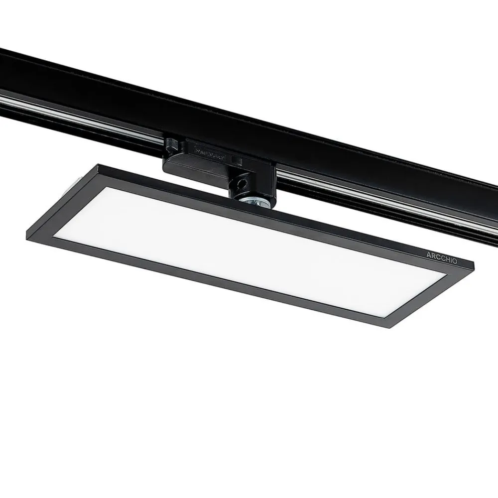 Hairis LED-panel, 30 cm, sort, 4000 K^Arcchio Hot