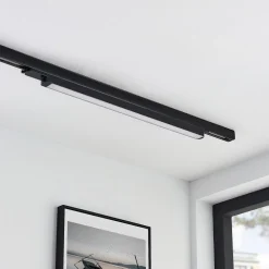 Arcchio Harlow LED-skinnelampe, sort, 69 cm, 4.000 K