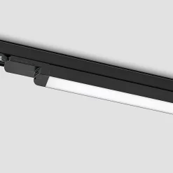 Arcchio Harlow LED-skinnelampe, sort, 69 cm, 4.000 K