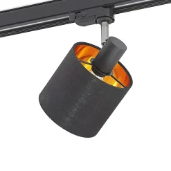 Heleni Spot skinnesystem sort guld^Arcchio Hot