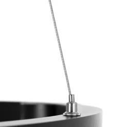 Arcchio hængelampe Brinja, sort, Ø 64 cm, 4 lyskilder, GU10