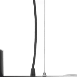 Arcchio hængelampe Brinja, sort, 120 cm, 5 lyskilder, GU10