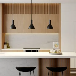 Arcchio Gang|Pendellamper>hængelampe Cosmina, 1 lyskilde, sort, metal