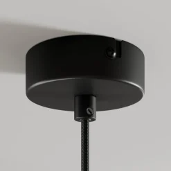 hængelampe Tadej, sort-hvid, Ø 19 cm, metal, E27^Arcchio Best