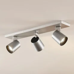 Iavo-loftspot, kantet, alu, 3 lyskilder^Arcchio Discount