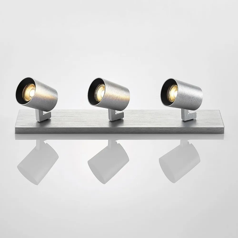 Iavo-loftspot, kantet, alu, 3 lyskilder^Arcchio Discount