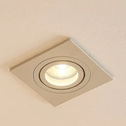 indbygget loftspot Sophia, hvid, kantet^Arcchio Hot