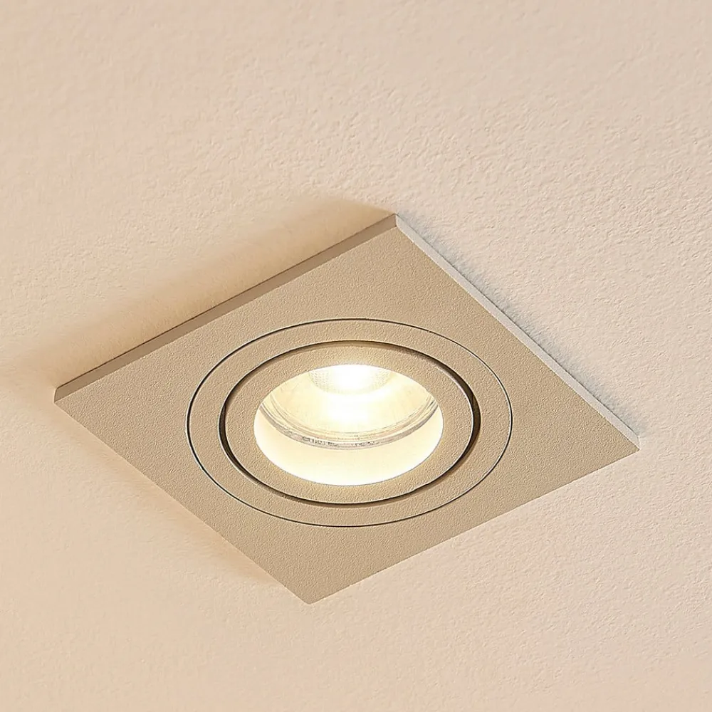 indbygget loftspot Sophia, hvid, kantet^Arcchio Hot