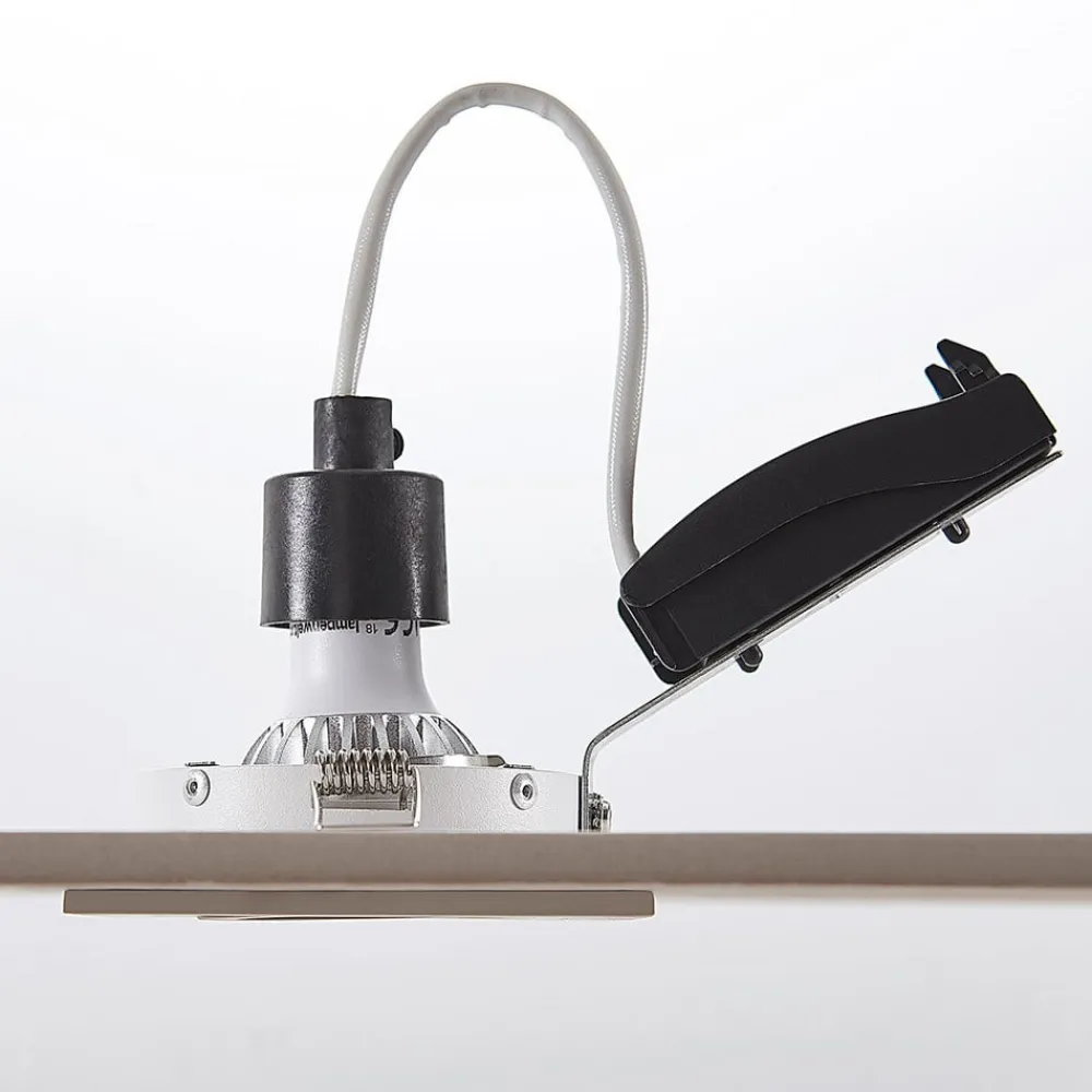 indbygget loftspot Sophia, hvid, kantet^Arcchio Hot