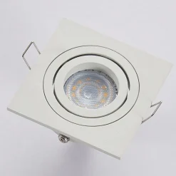 indbygget loftspot Sophia, hvid, kantet^Arcchio Hot