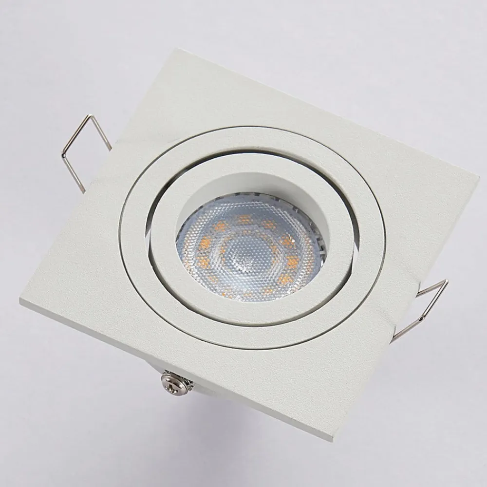 indbygget loftspot Sophia, hvid, kantet^Arcchio Hot