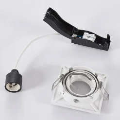 indbygget loftspot Sophia, hvid, kantet^Arcchio Hot