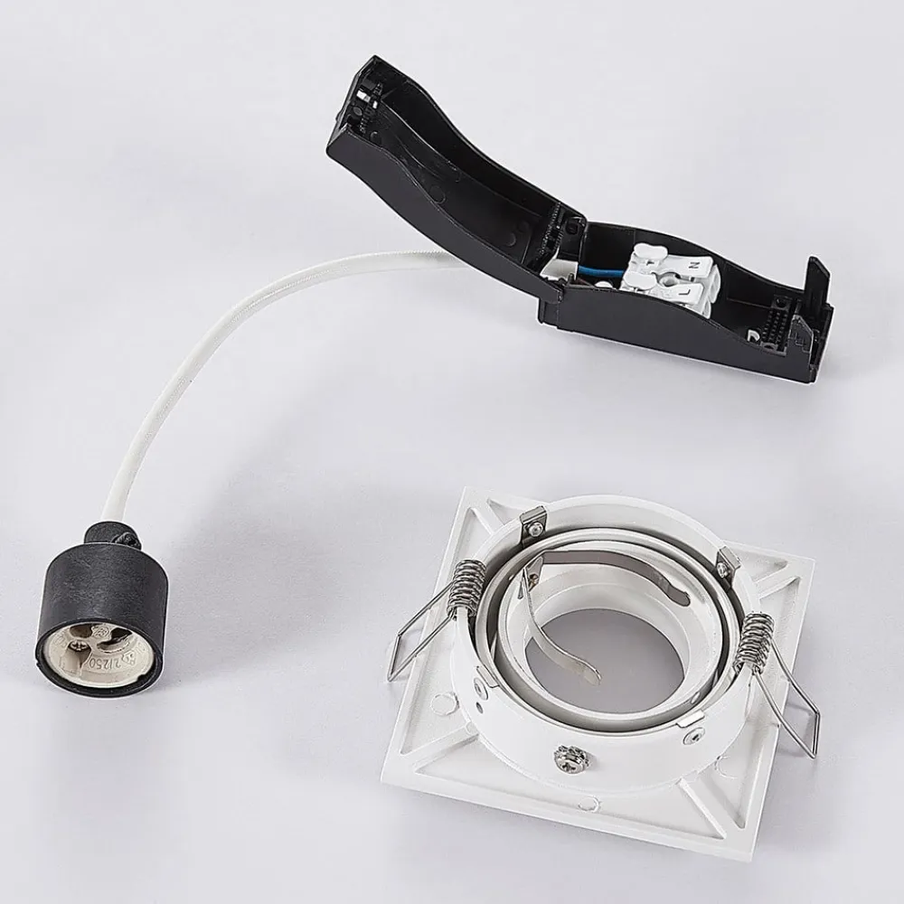 indbygget loftspot Sophia, hvid, kantet^Arcchio Hot