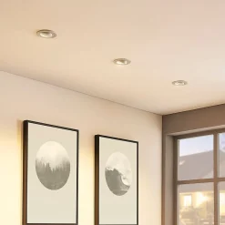 Arcchio indbygget loftspot Sophia, hvid, rund