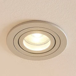 Arcchio indbygget loftspot Sophia, hvid, rund