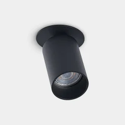 indbygningsspot Davin, sort, cylinder, sæt med 3 stk^Arcchio Online