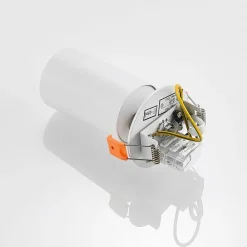 Arcchio indbygningsspot Davin, hvid, cylinder, sæt med 2 stk