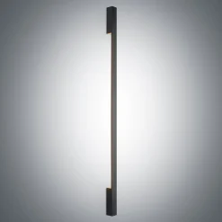 Arcchio Ivano LED-væglampe, 130 cm, sort