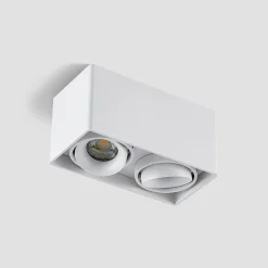 Kubika downlight, 19 cm, hvid, 2 lyskilder, metal^Arcchio Clearance