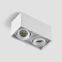 Kubika downlight, 19 cm, hvid, 2 lyskilder, metal^Arcchio Clearance