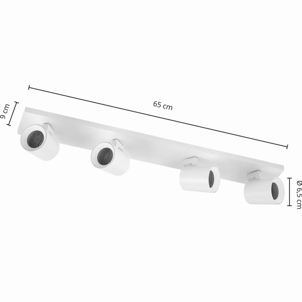 Lavo loftspot, 4 lyskilder, hvidt^Arcchio Clearance