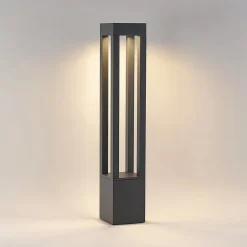 LED pullert Lienna, 90 cm, grå, metal, IP65^Arcchio Online