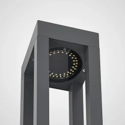 LED pullert Lienna, 90 cm, grå, metal, IP65^Arcchio Online