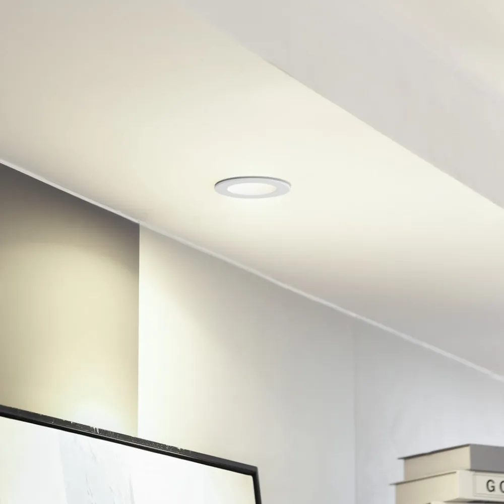 Arcchio Indbygningsspots>LED-downlight Aryx, hvid, 3.000K