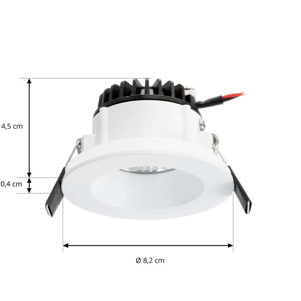 Arcchio Indbygningsspots>LED-downlight Aryx, hvid, 3.000K