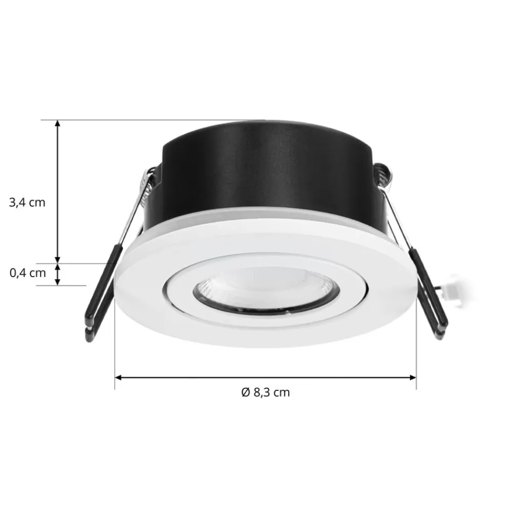 Arcchio LED-downlight Eliar rund hvid CCT drejelig