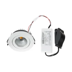 Arcchio LED-downlight Jyra, hvid, 3.000K