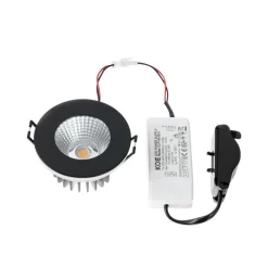 Arcchio LED-downlight Lirin, sort, 4.000K