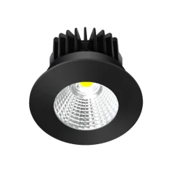 Arcchio LED-downlight Lirin, sort, 2.700K