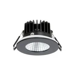 Arcchio LED-downlight Lirin, sort, 2.700K