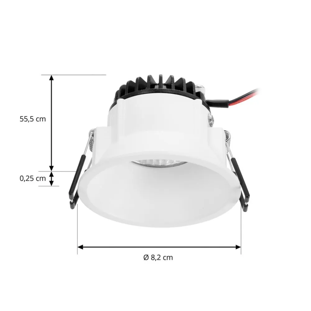 LED-downlight Niria, hvid, 4.000K^Arcchio Outlet