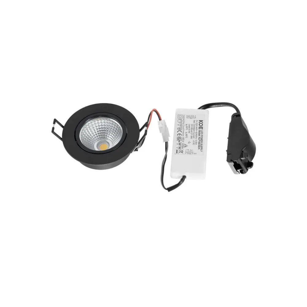 LED-downlight Zarik, sort, 4.000K^Arcchio Sale