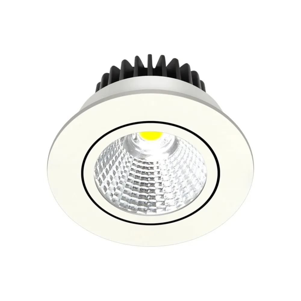 Arcchio Indbygningsspots>LED-downlight Zarik, hvid, 3.000K